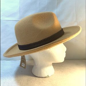 Old Stone Tan Hat with Brown Band One Size